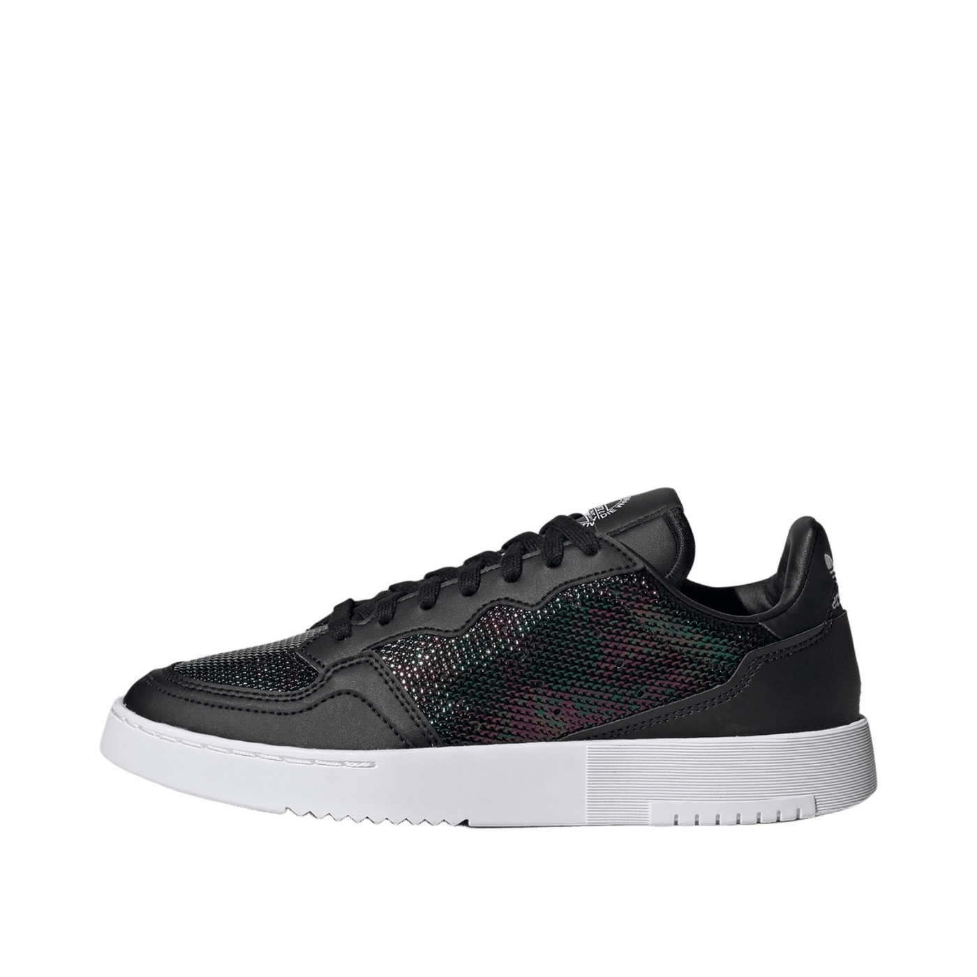 Adidas Supercourt "Core Black / Cloud White / Mystery Ruby" | EG2012