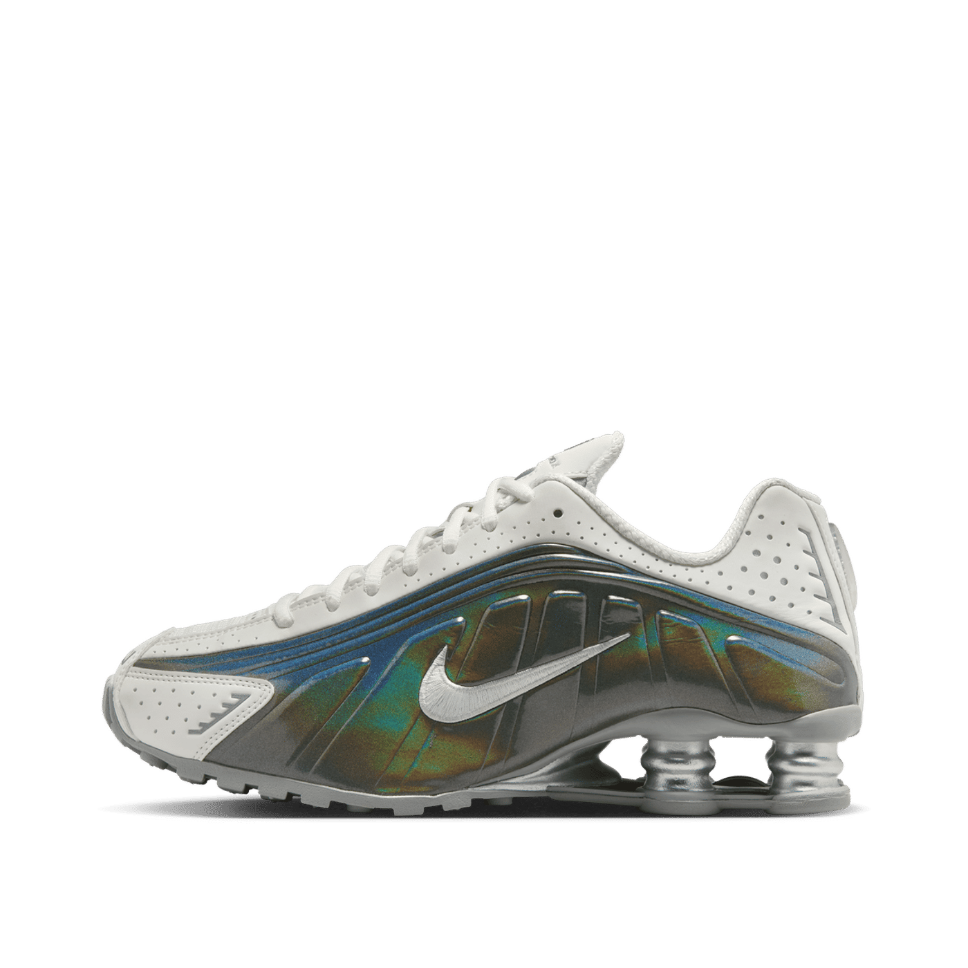 Nike Shox R4 Wmns "White Iridescent" | IB7703-100