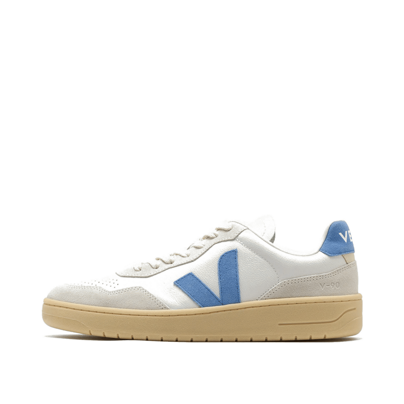 Veja V-90 O.T Leather "Extra-White Aqua Natural" | VD2003895A