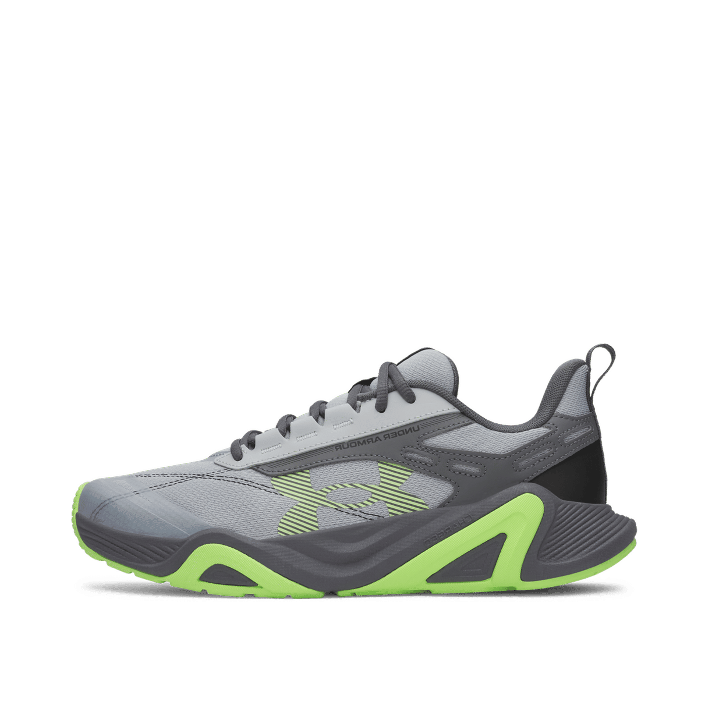 Under Armour Charged Commit TR 5 "Mod Gray / Castlerock / Lumos Lime" | 6007140011