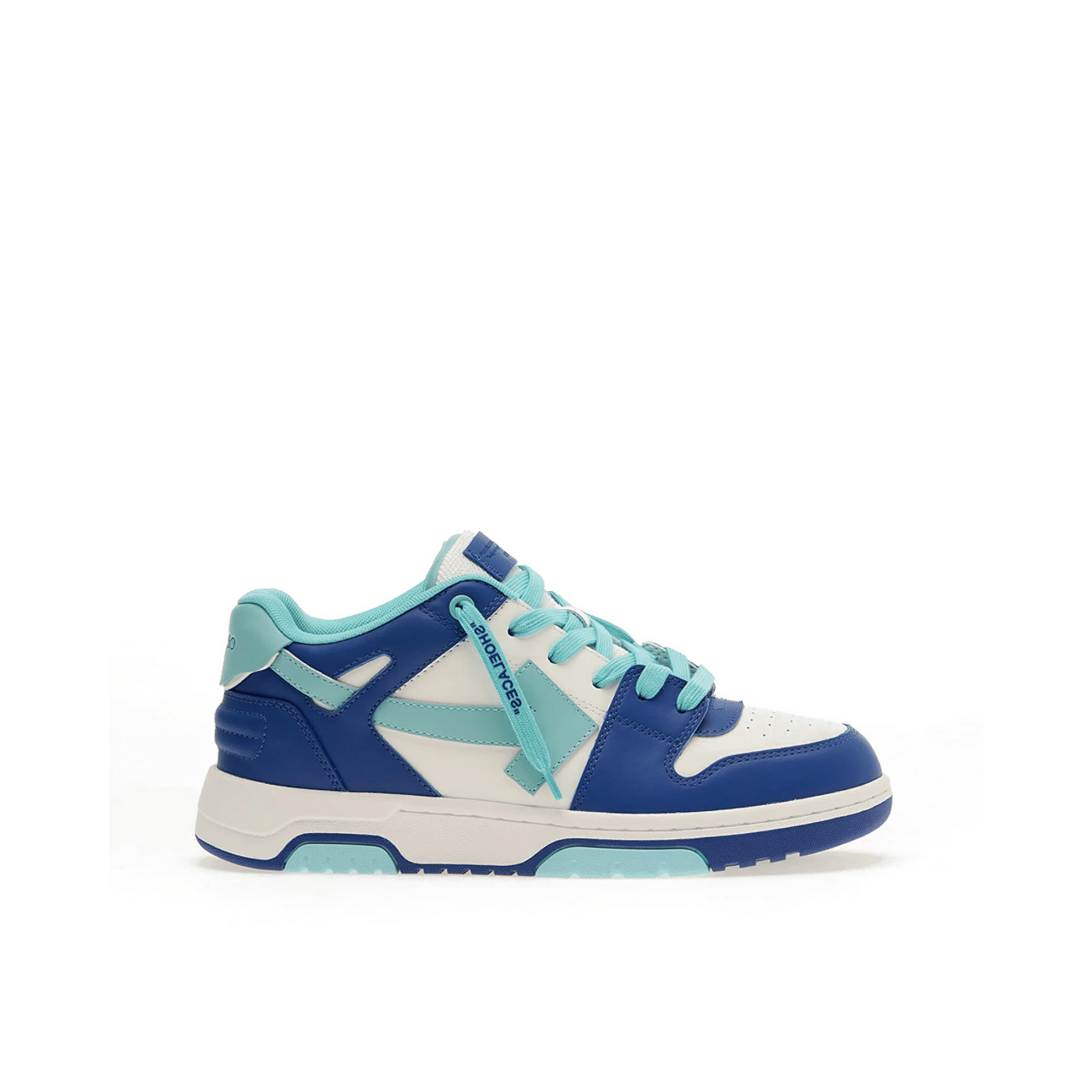 Off-White Out Of Office Kids "Blue Turquoise" | OBIA011S25LEA0014543