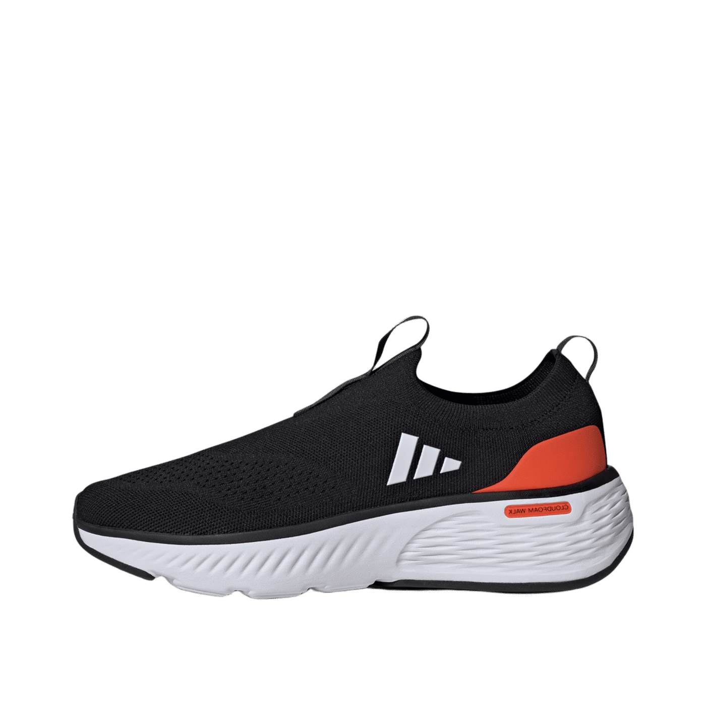 Adidas Cloudfoam Go Sock "Core Black / Cloud White / Solar Red" | ID4036