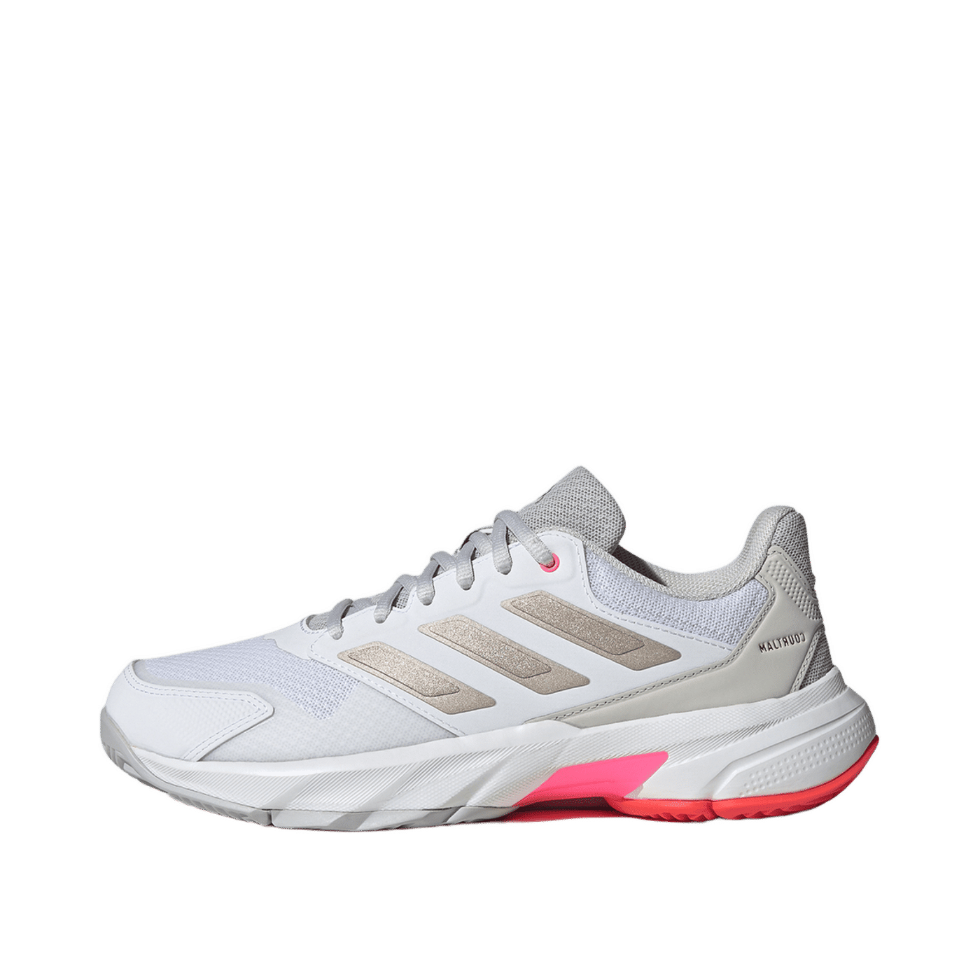 Adidas Courtjam Control 3 "Cloud White/Iron Metallic/Lucid Red" | IH2968