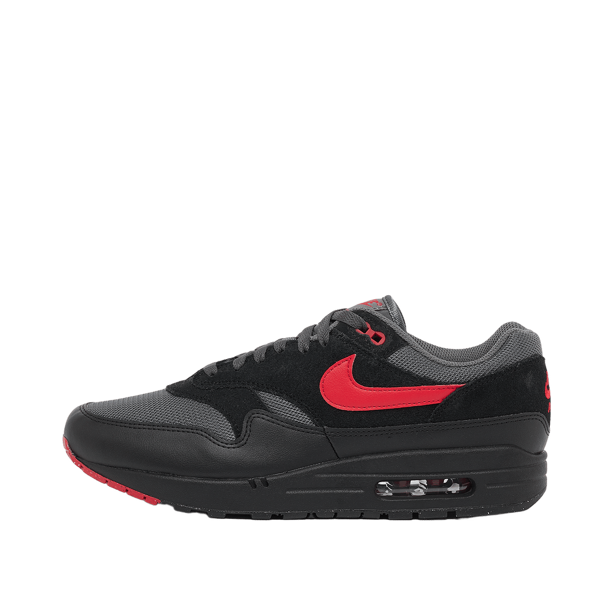 Nike Air Max 1 Essential "Black/University Red-Iron Grey" | FZ5808-008