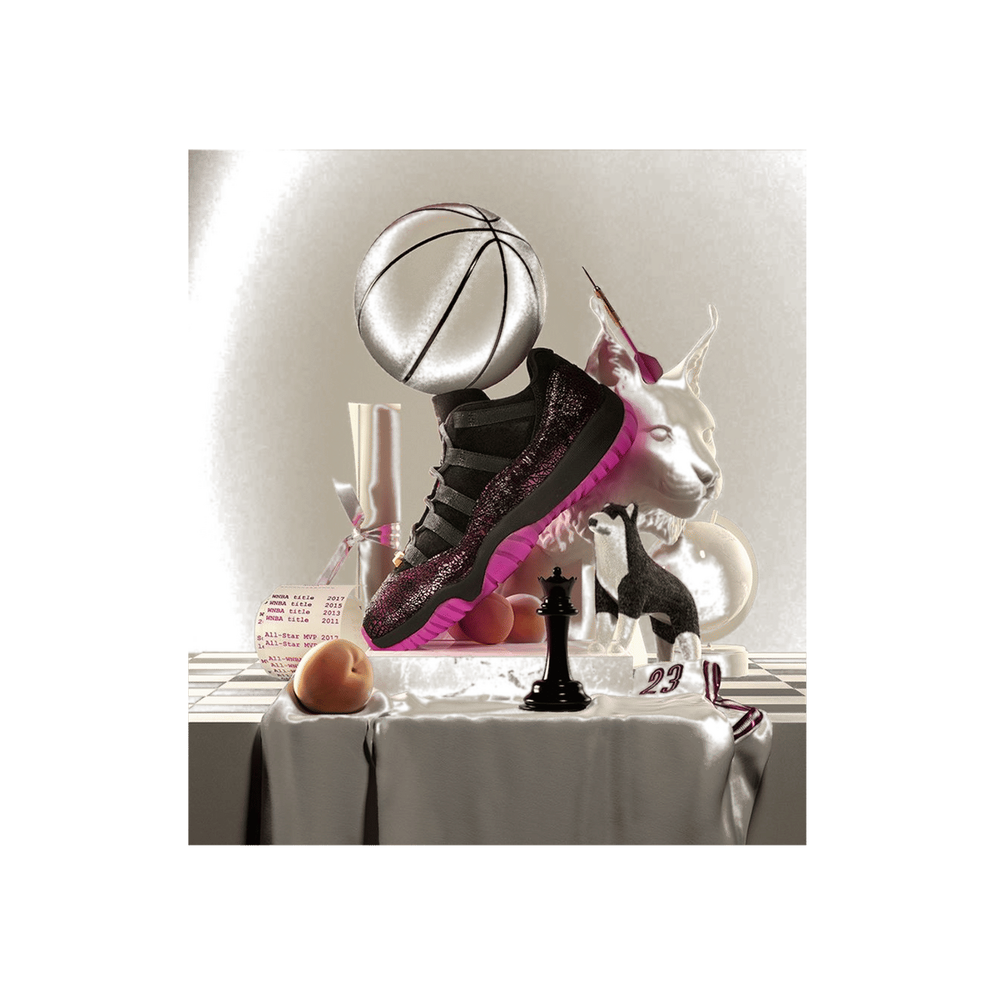 Jordan "Black/Fuchsia Blast" | AR5149-005