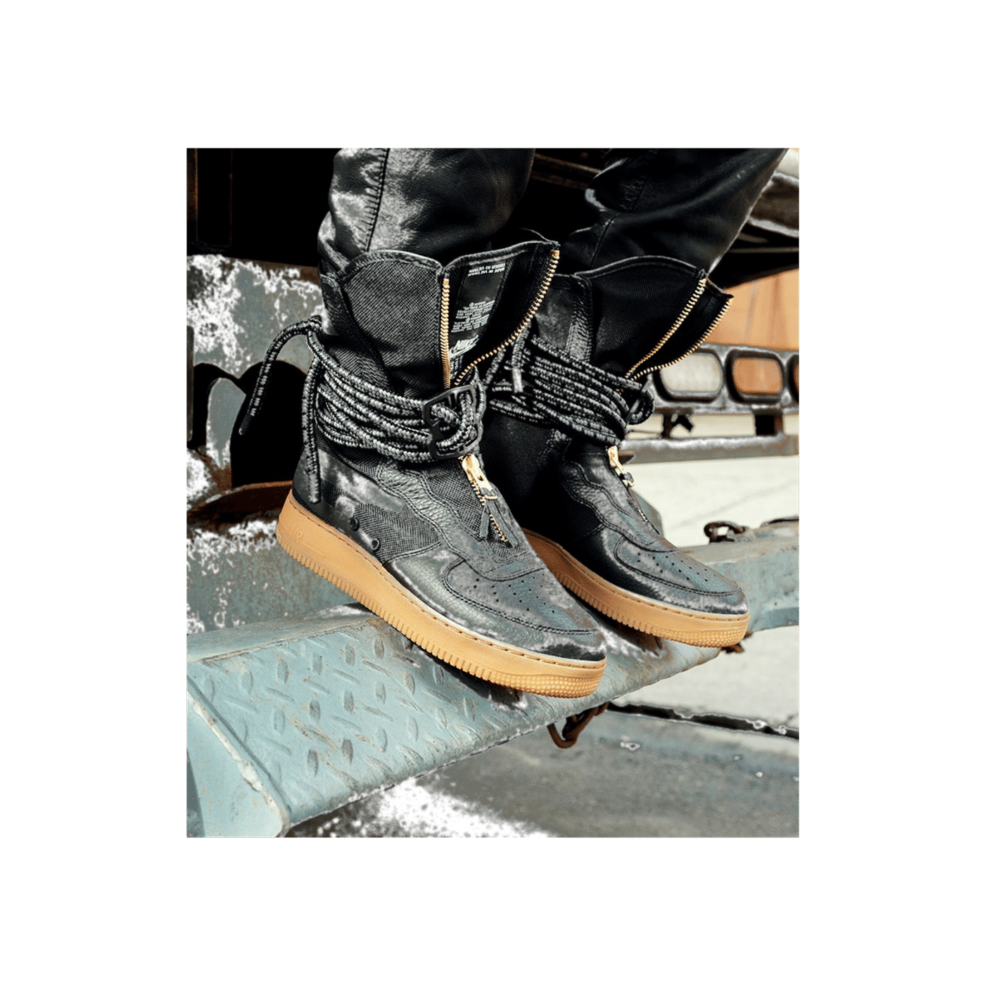 Nike SF AF-1 High "Black/Gum Medium Brown/Black" | AA1128-001