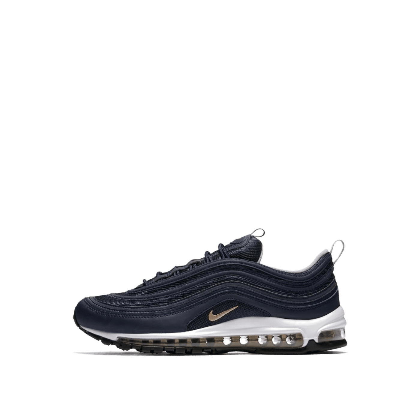Nike Air Max 97 "Midnight Navy/Metallic Silver/White/Metallic Gold" | 921826-400