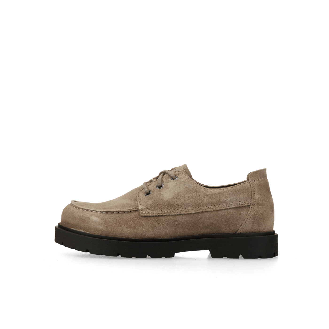 Birkenstock Highwood Moc Lace Low Suede Leather "Gray Taupe" | 1031884