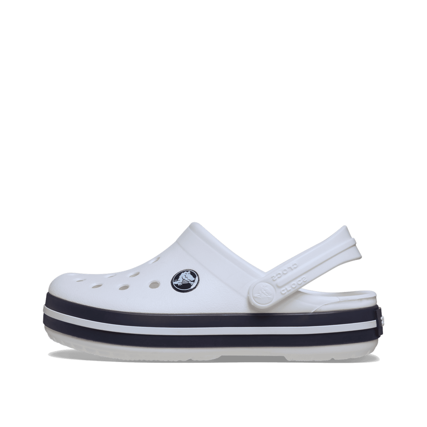 Crocs Crocband Toddler Clog "White/Navy" | 207005126